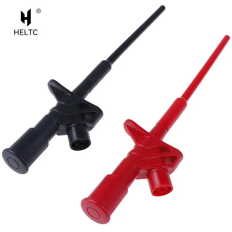 Quick Test Hook Clip Professional Insulated High Voltage Flexible Testing Probe 4mm Banana Socket Crocodile Clip Hook Test Clip