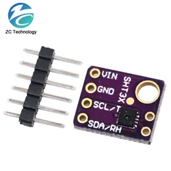 SHT30 I2C Interface SHT31 Digital Output Temperature 3V 5V SHT31-D Humidity Sensor Module Accuracy Breakout Weather for Arduino