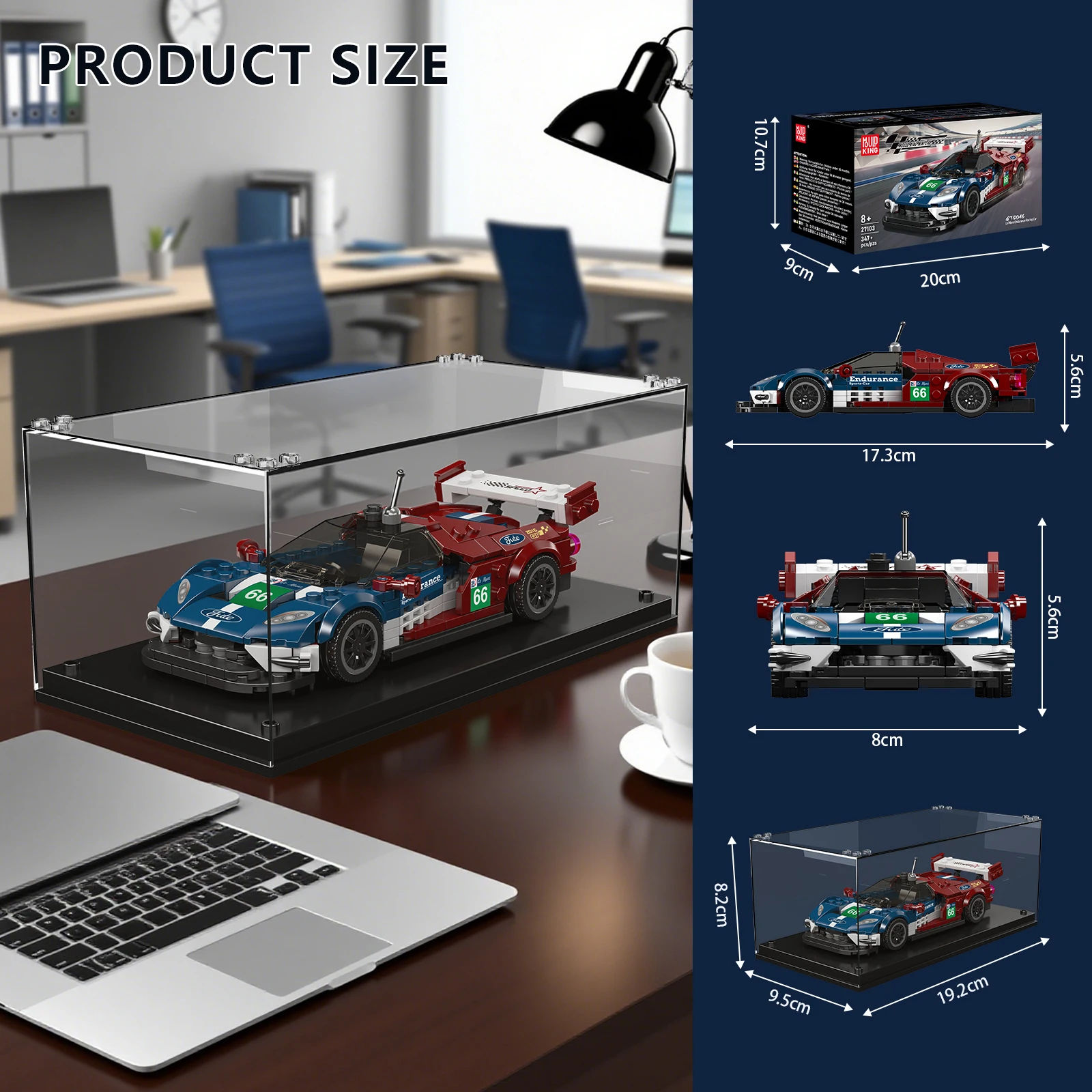 

Mould King 27103 Sports Car Building Blocks Kits MOC Famous Car Model Racing Vehicle Assembly Bricks Ornaments Toys Boys Gifts