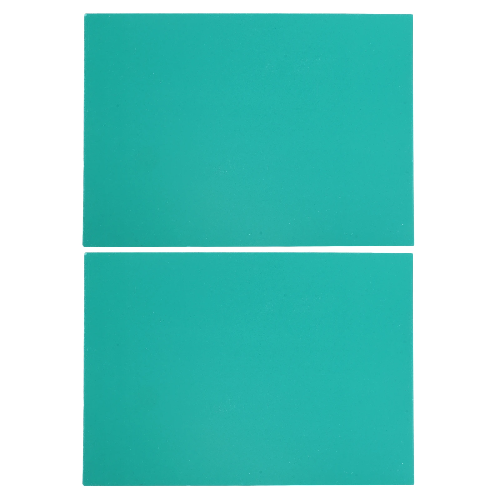 

2 Pcs Engraving Board Craft Printmaking Plate Crafts Green Rubber Sheet Linocut Carving Boards