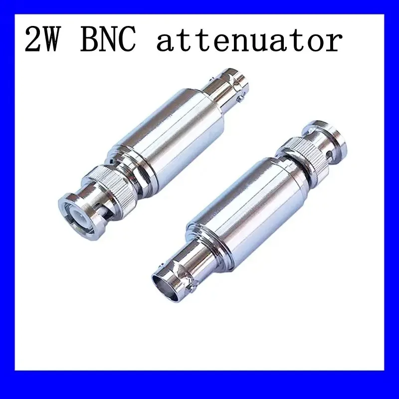 2W BNC Type RF Attenuator DC-3GHz/4GHz 50Ohm, BNC Male To Female Coaxial Power Attenuator,1-40dB Optional, Low VSWR RF Component