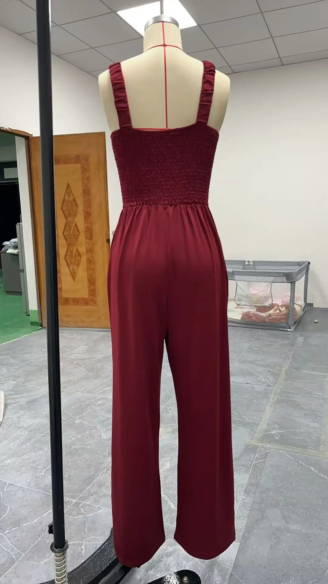 2026 Jumpsuits für Damen, einteilig, ärmellos, mit eckigem Ausschnitt, Overalls, lange Hosen, hohe Taille, Rompers, Y2K Streetwear, weites Bein