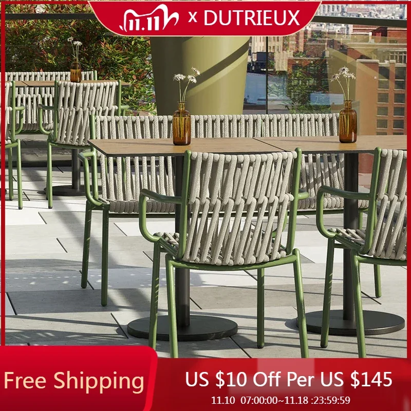 Patio Assesories Garden Furniture Sets Balcony Metal Backyard Outside Garden Furniture Sets Nordic Waterproof Mueble Decorations