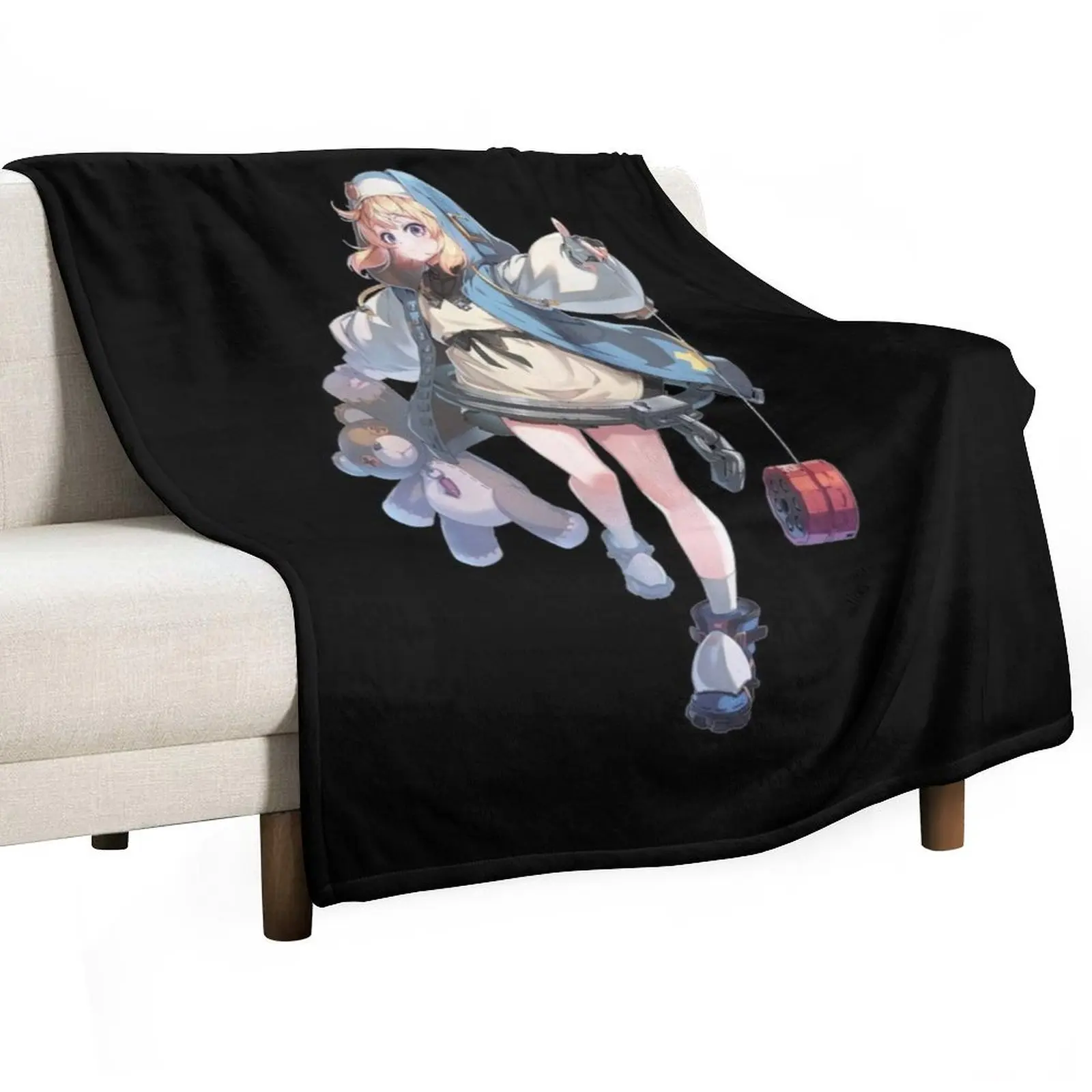 Bridget - The Guilty Gear Throw Blanket Decoratives Stuffeds Thin Baby Blankets