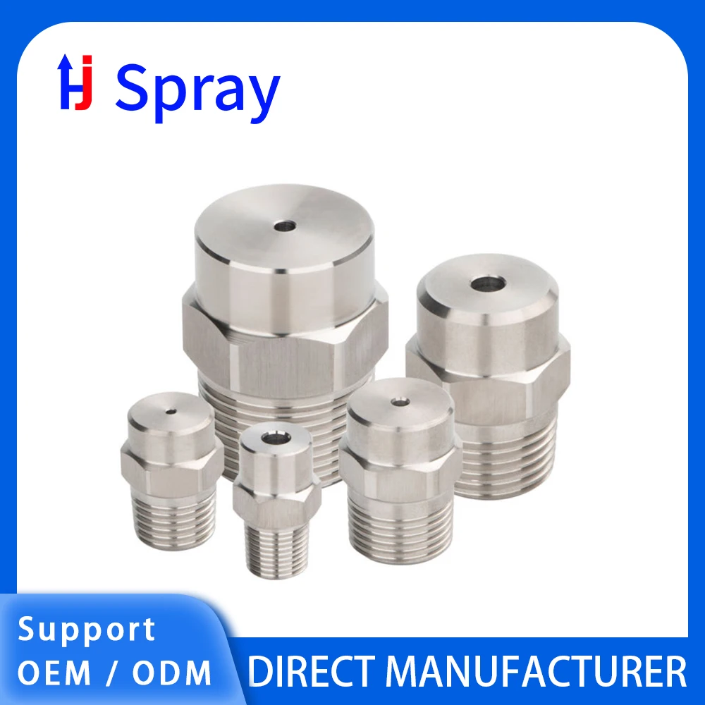 

Форсунка конусная полноконусная Huajue OEM/ODM из нержавеющей стали, с наружной резьбой 1/4" BSPT, тип BB, высокопроизводительная, для очистки и пылеподавления