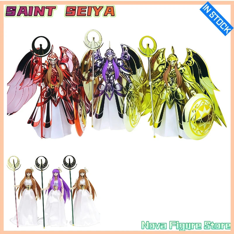 En stock: Figura de acción Saint Seiya MST Myth Cloth EX Saori Kido Athena God Cloth, juguetes coleccionables, regalos