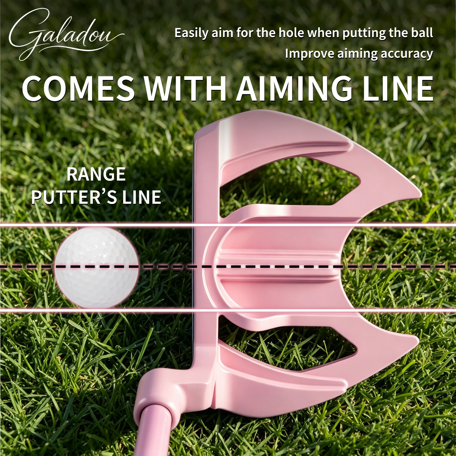 Pink Golf Putter with Blue Put - Golf Equipment Value recension och pris