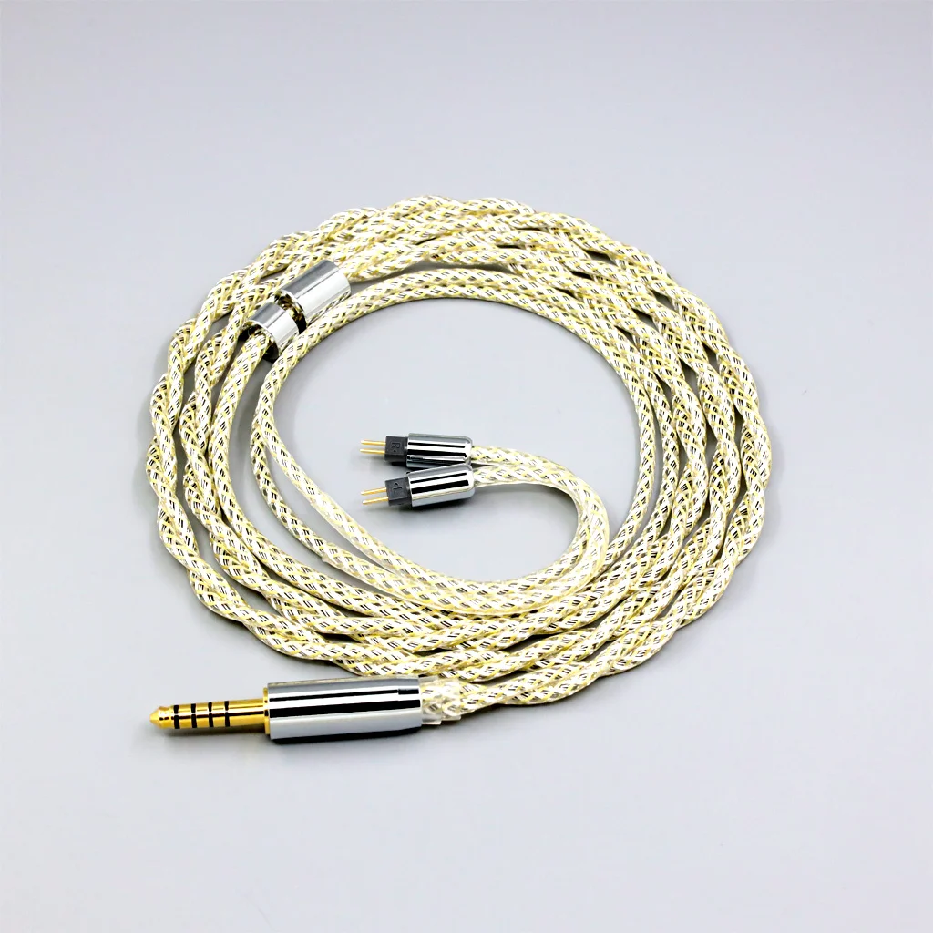 

TypeS 23AWG Litz Earphone Cable For TANCHJIM ORIGIN Oxygen 4U OLA lengthened extended 0.78mm pin Shielding Silver OCC 8945