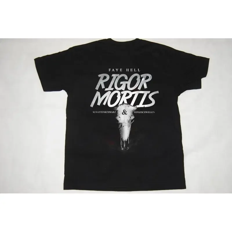 Rigor Mortis For Family Black T Shirt Cotton All Size TH532