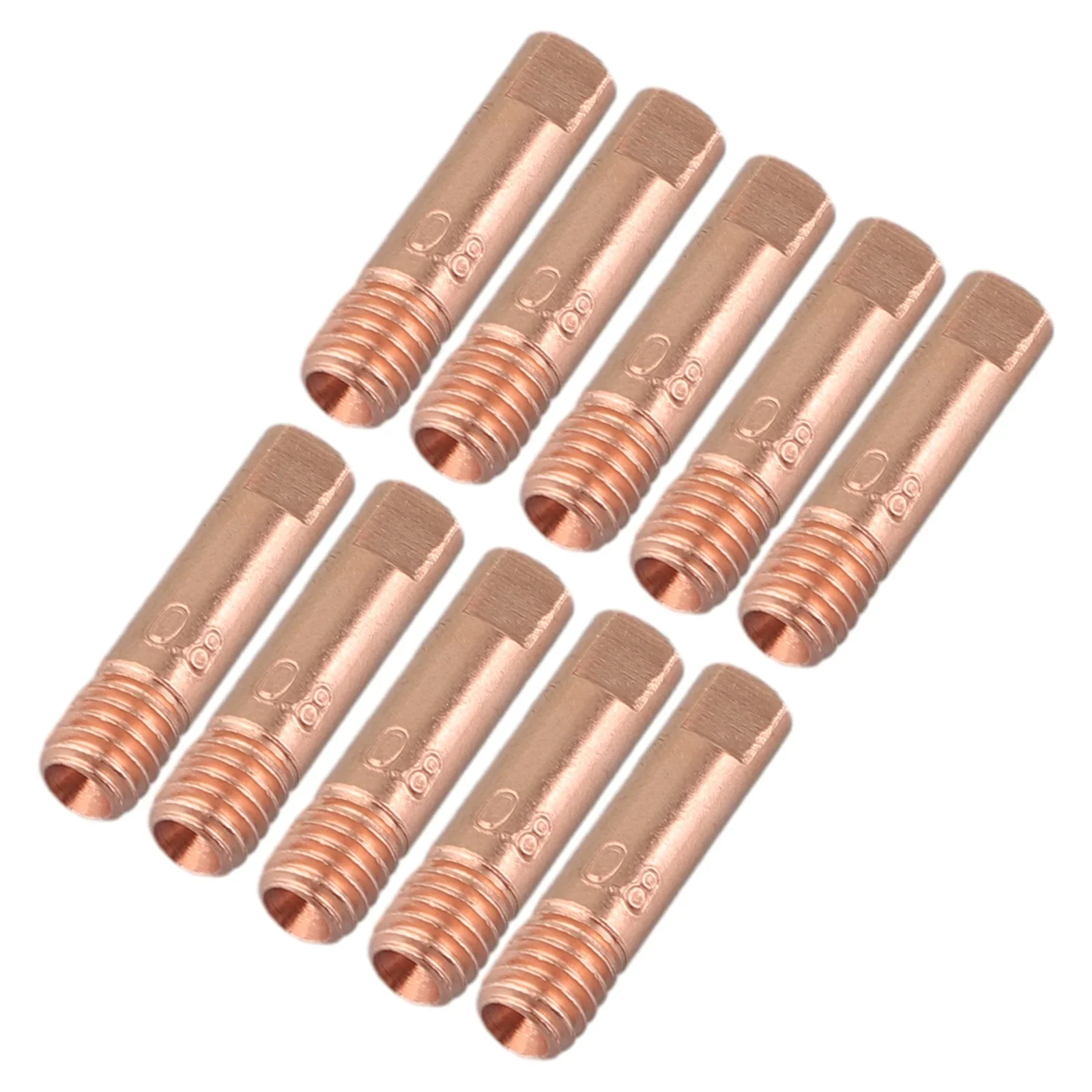 

10Pcs/set 0.8/1.0/1.2mm Welding Nozzle MB-15AK MIG/MAG M6 Welding Torch Tips Holder Gas Nozzle Soldering Accessories