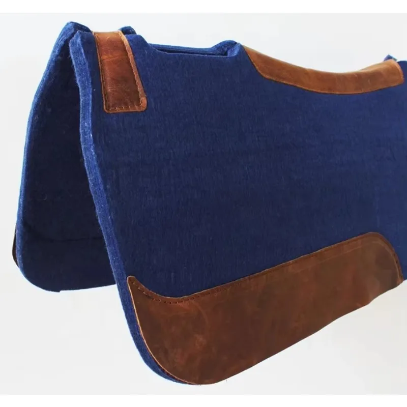 Custom Multi Material Horse Saddle Pad Professional Equestrian Riding Tack