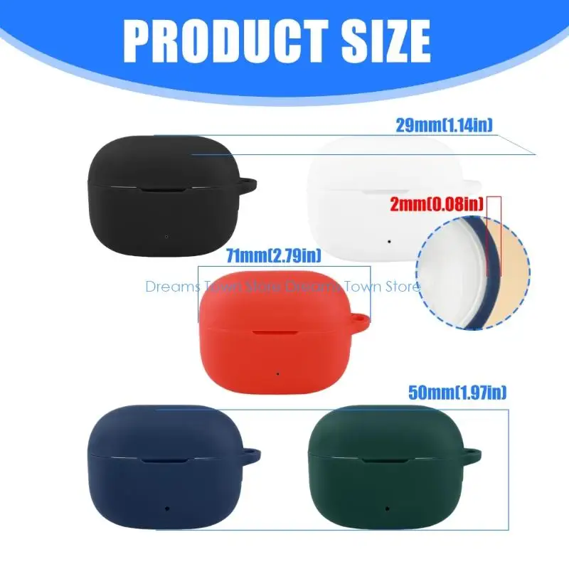 HX6A Schutzhülle, wasserdicht, für Kopfhörer, stoßfest, rutschfest, bietet umfassenden Staub- und Wasserschutz