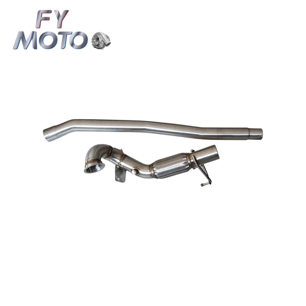 China Factory VW Mk7 Ea888 Stainless Steel Exhaust Downpipe