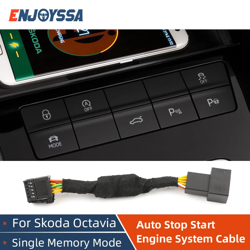 Start Stop Eliminator For Skoda Octavia Car Automatic Stop Start Engine System Off Device Canceller Control Sensor Plug