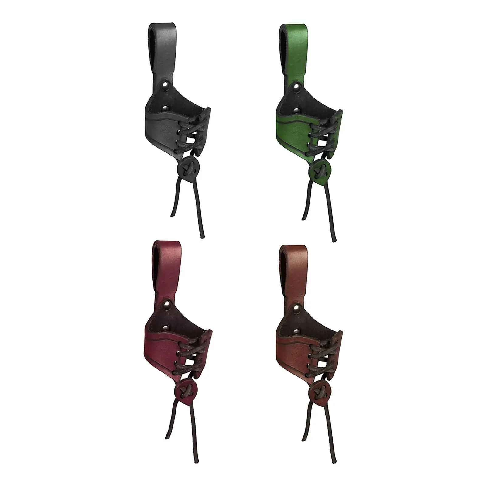 حامل كوب على شكل قرن، حامل على شكل قرن الثور، رفيق مع حلقة بإبزيم في العصور الوسطى #3