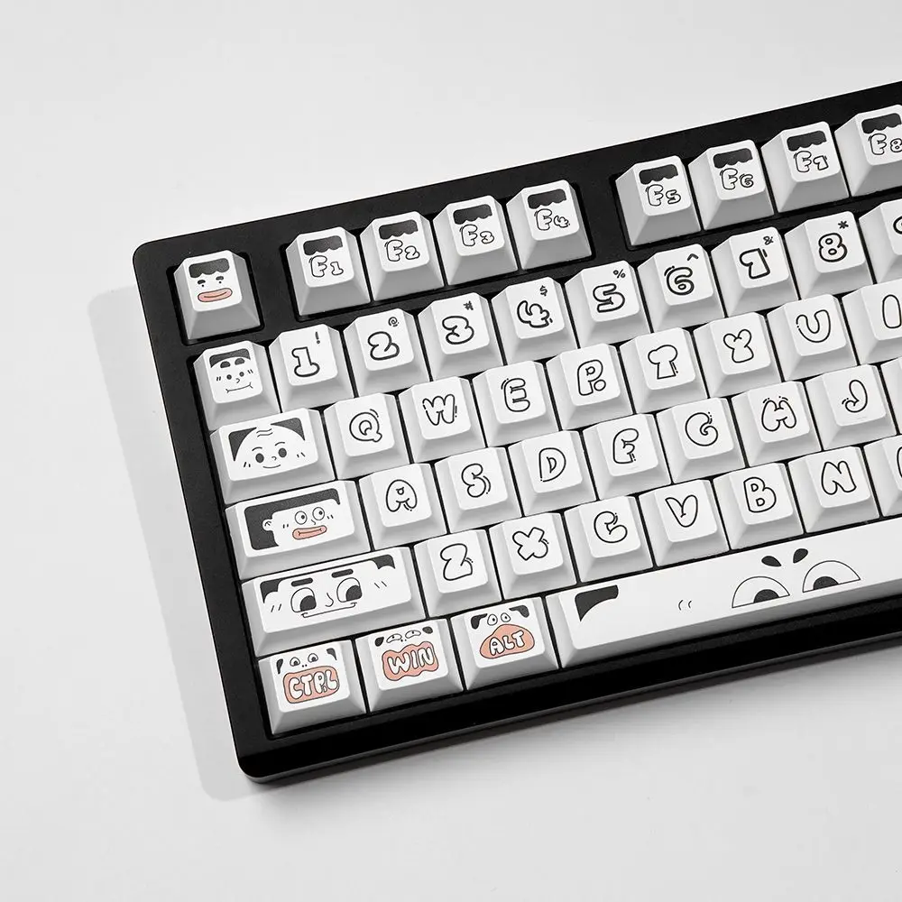 Stylist Themed Original Cute Keycaps Made of PBT Material Heat Sublimated Original Factory High Mechanical Keyboard Keycaps