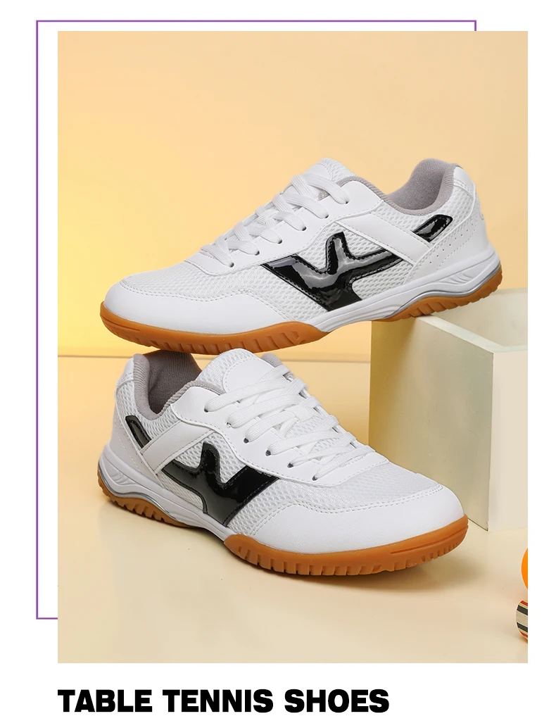 Professionelle Männer Badminton Schuhe Tischtennis Sport Volleyball Schuhe Ping Pong Atmungs Trainer Turnschuhe Sportschuhe – Detail 18