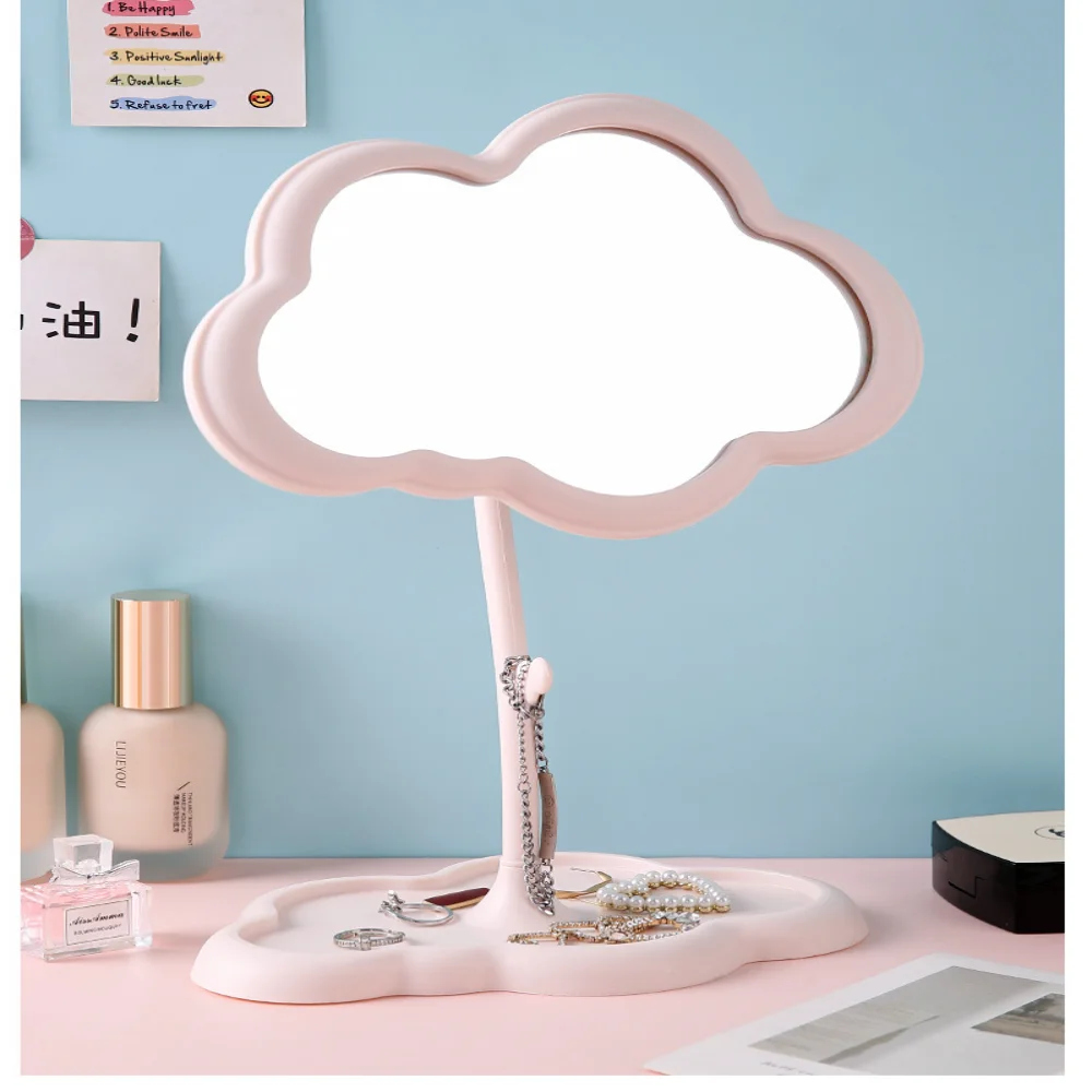 Espelho de alta definição em forma leve espelho de penteadeira mesa espelho de vaidade inovador para penteadeira quarto escritório