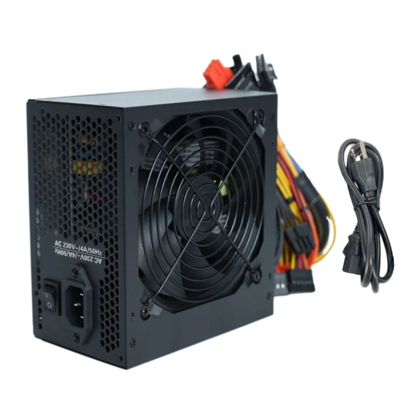 Imagem -03 - Atx pc Power Supply para Game Computer Psu Fonte de Energia para pc Gamer Rated500w 24pin Dropship