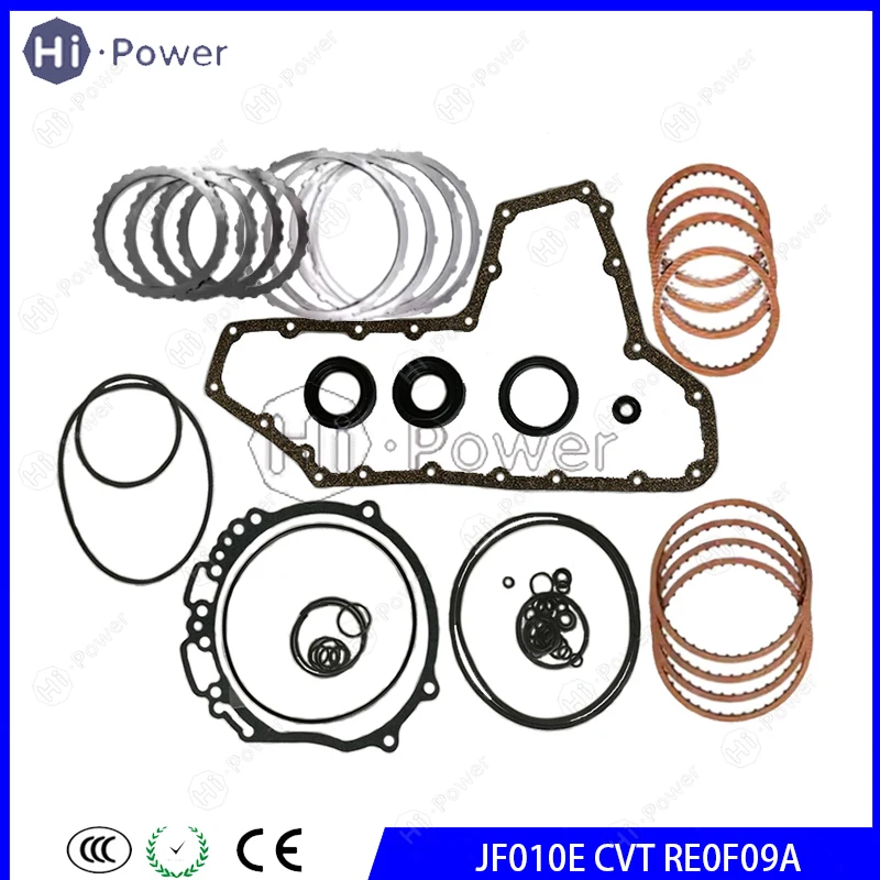 JF010E RE0F09A Auto Transmission friction Steel Plate Disc Seal Overhaul For Murano Teana QUEST Gearbox CVT master Repair Kit