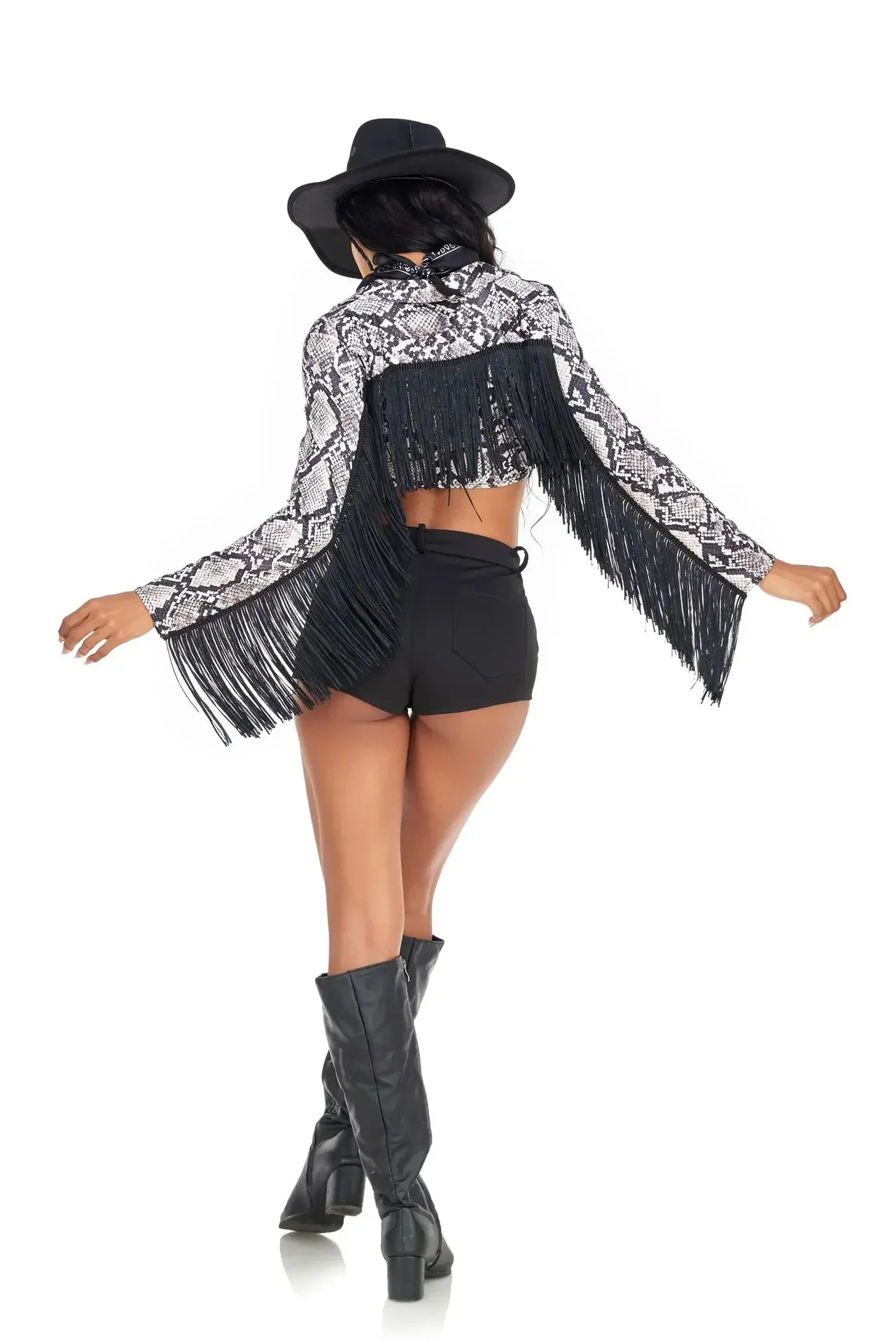 2025ฮาโลวีนคอสเพลย์ตัวละครงูเครื่องแต่งกายหญิงผู้ใหญ่หญิงWesternคาวบอยแจ๊สเครื่องแต่งกาย