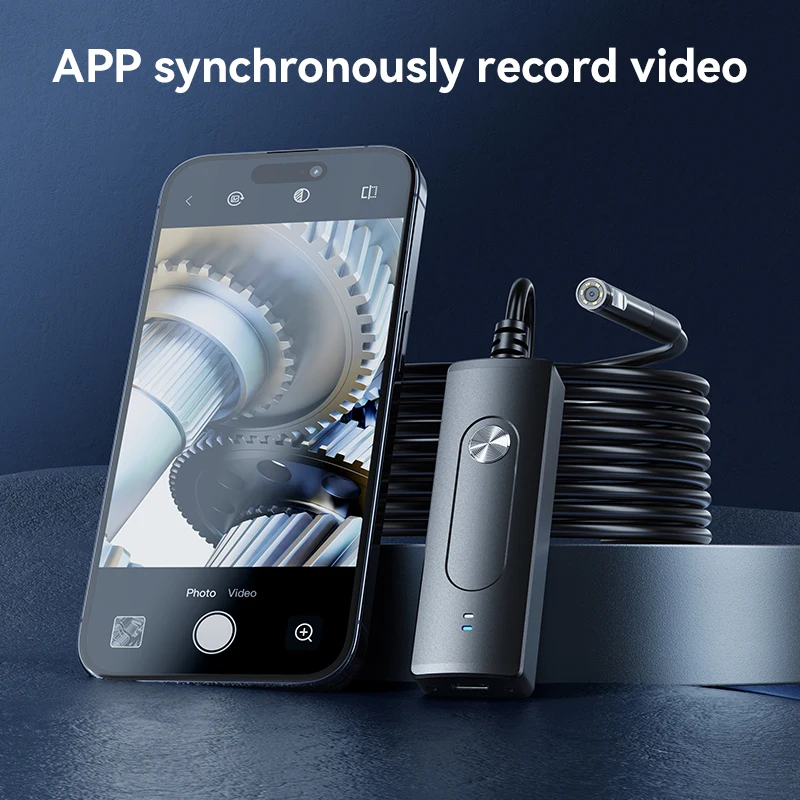W300 Pro IP67 Endoscopic Industrial Wifi Endoscope  Mini Hd IOS Smartphone Wireless Borescope Inspection