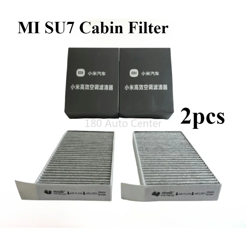 MI SU7 Original Air Conditioning Filter Element 2-piece Set Cabin Filter AC Filters Special Part Auto Accessories