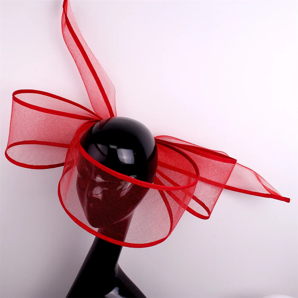 Damska kaszkiet ślubna nowa czarna stroiki do włosów spinka do włosów elegancka Fascinator kościelna damska moda nakrycie głowy na przyjęcie nakrycia głowy