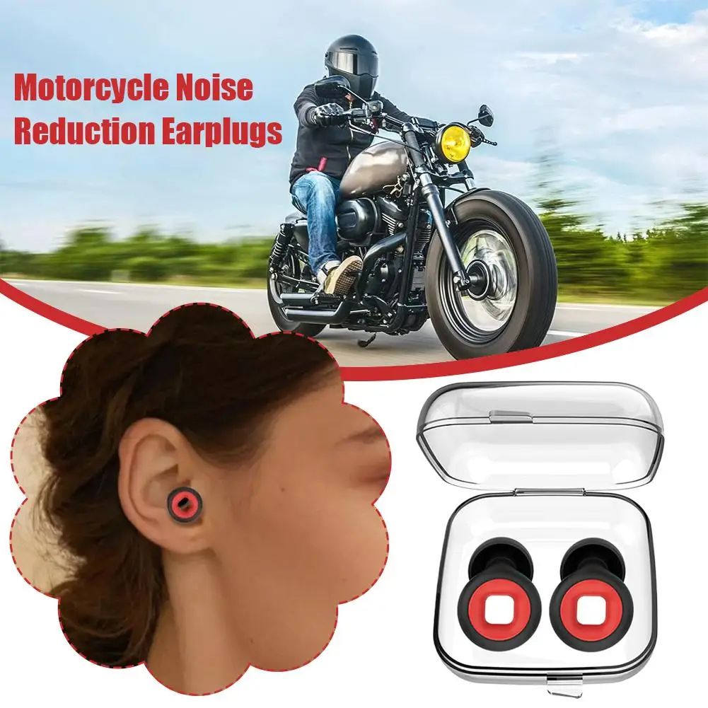 

Motorcycle Noise Reduction Earplugs Windproof Sleep Earplugs Anti-noise Mute Sleep Soundproof Earplugs Motorcycle Equipment
