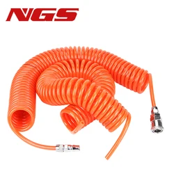 PU Pneumatic Polyurethane Spring Spiral Pipe 4*2.5mm 6*4mm 8*5mm 10*6.5mm 12*8mm 14*10mm 16*12mm Air Compressor Pressure Hose