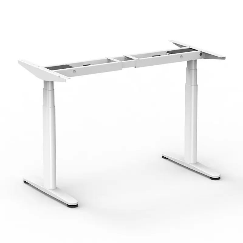 Electric Height‑Adjustable Table Frame Oval Column for Coffee Desk Computer Workstation Home Office Ergonomic Furniture