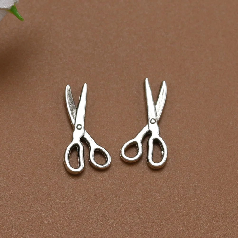 

20Pcs Alloy Barber Scissors Pendants DIY Charm Set for Necklace Bracelet Jewelry Making Keychain Accessories Alloy Pendant Charm