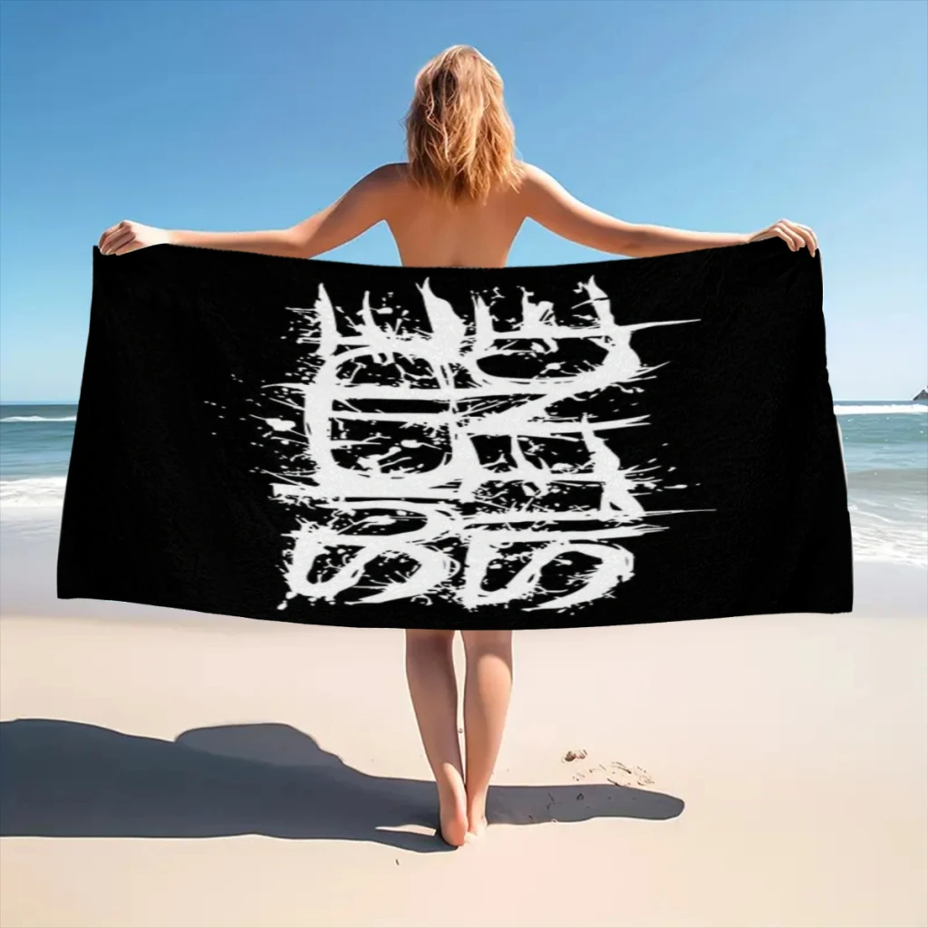 Suicide Silence Beach Towel  Poncho Bathing Towels Cover-ups Quick Dry Sand Free Yoga Spa Gym Pool