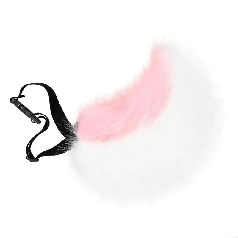 Perfect Halloween Festivities Plush Tail with Easy Clip Costumes Comfortable 6XDA
