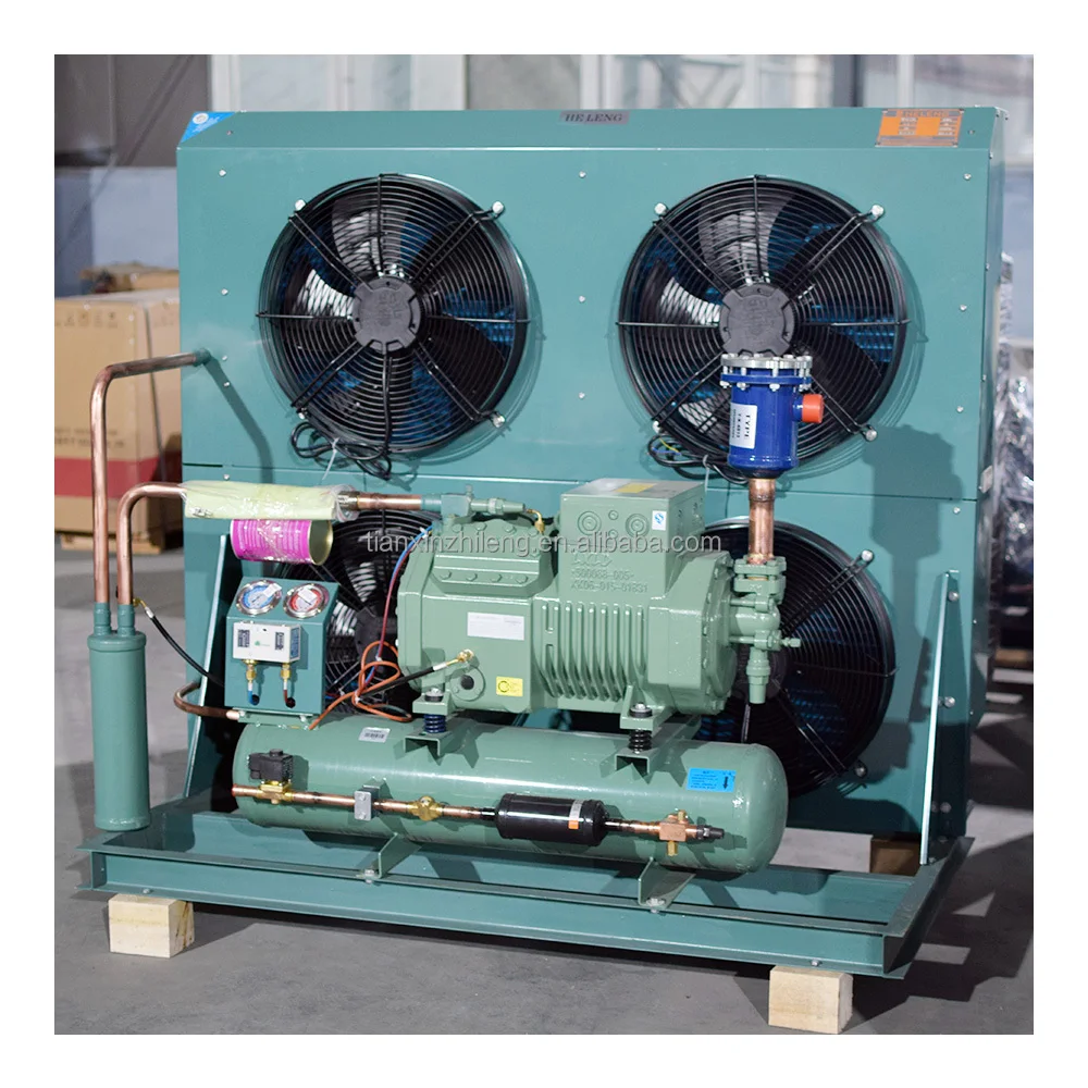 Piston Condensing Unit Air Cooled Refrigeration System for Cold Room and Freezer Storage