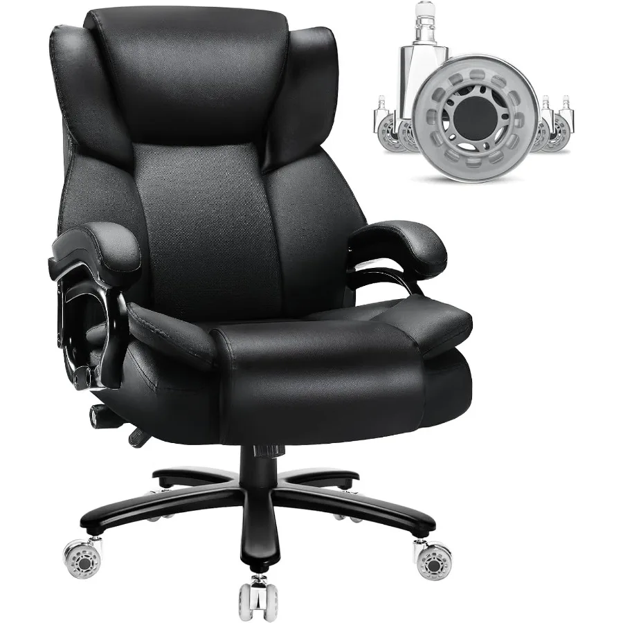 Big and Tall Office Chair, Heavy Duty Office Chair for Heavy People