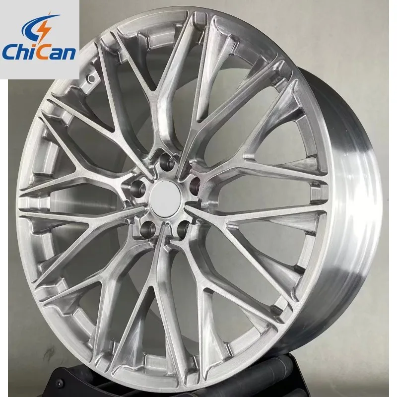 

[2026] Кованые диски Chican Custom Forged, цельные, 18-24 дюйма, моноблочные, хромированные, с матовой полировкой, из алюминиевого сплава, для автомобилей класса люкс