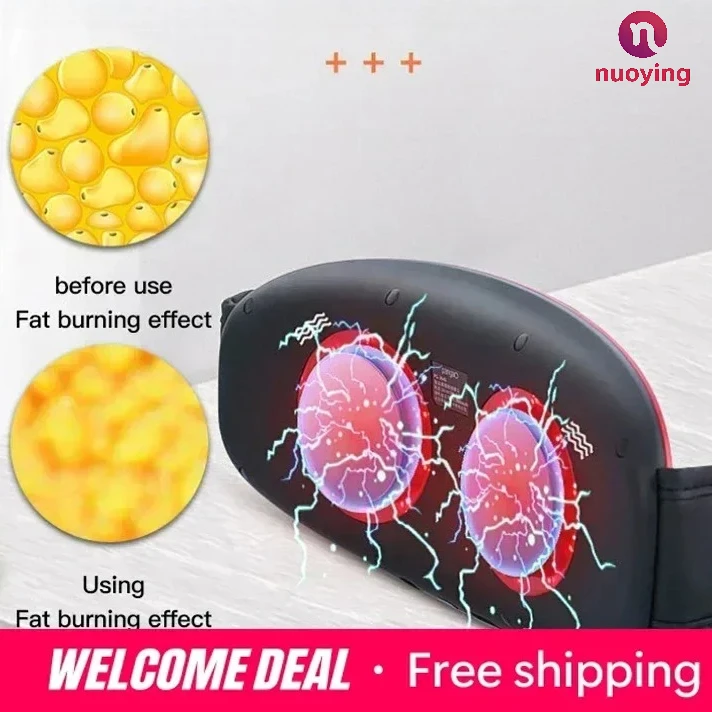 Masseur brûleur de graisse pour la taille et l'abdomen, appareil portable de mise en forme corporelle, machine amincissante, équipement de fitness à domicile