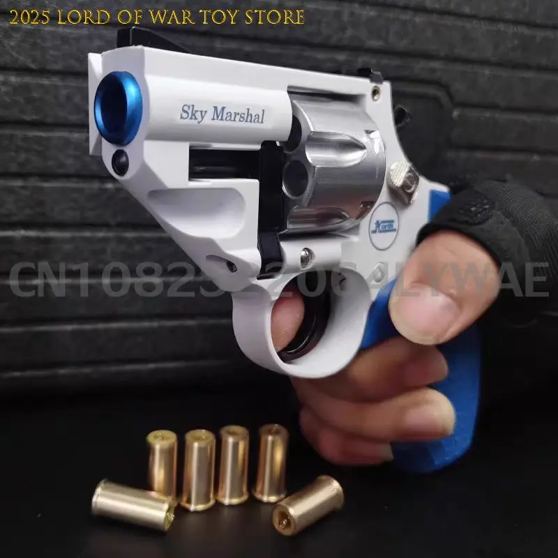 Pistola de juguete revólver de 9mm, pistola de balas blaster, pistola de juguete, armas de tiro Airsoft, regalos de cumpleaños para niños, pistola falsa Cs