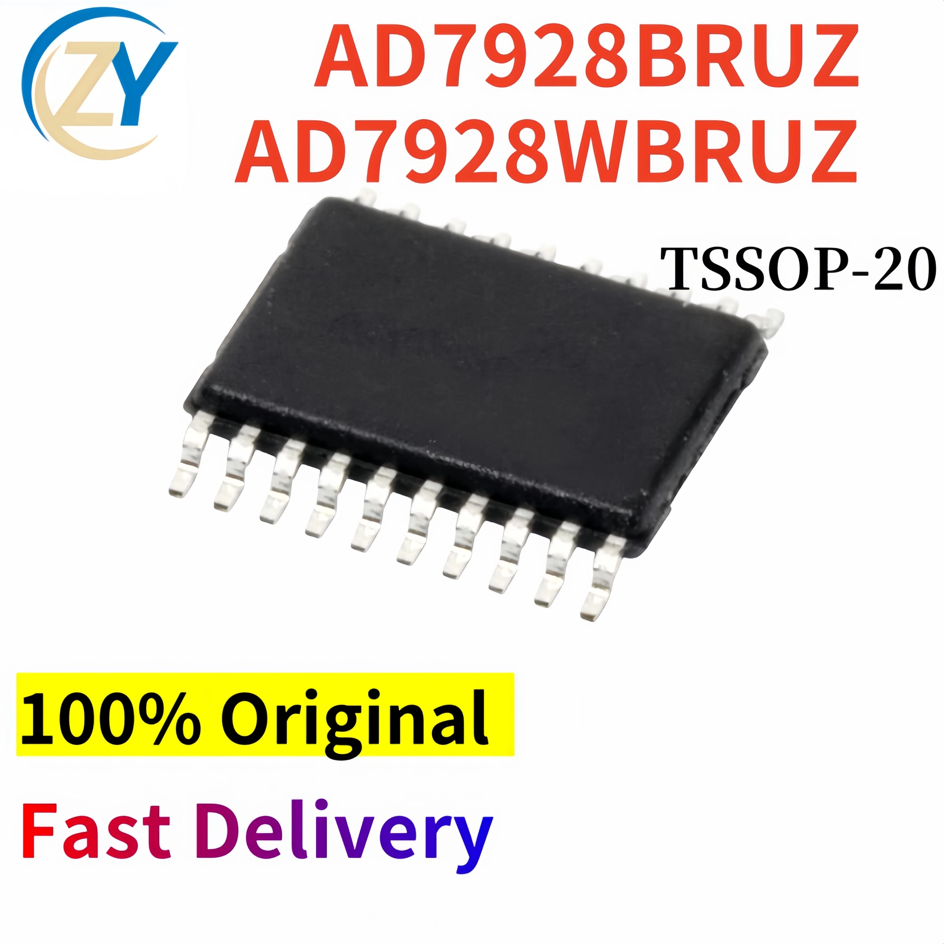 100% Original AD7928 Converters AD7928WBRUZ AD7928BRUZ TSSOP20 In Stock