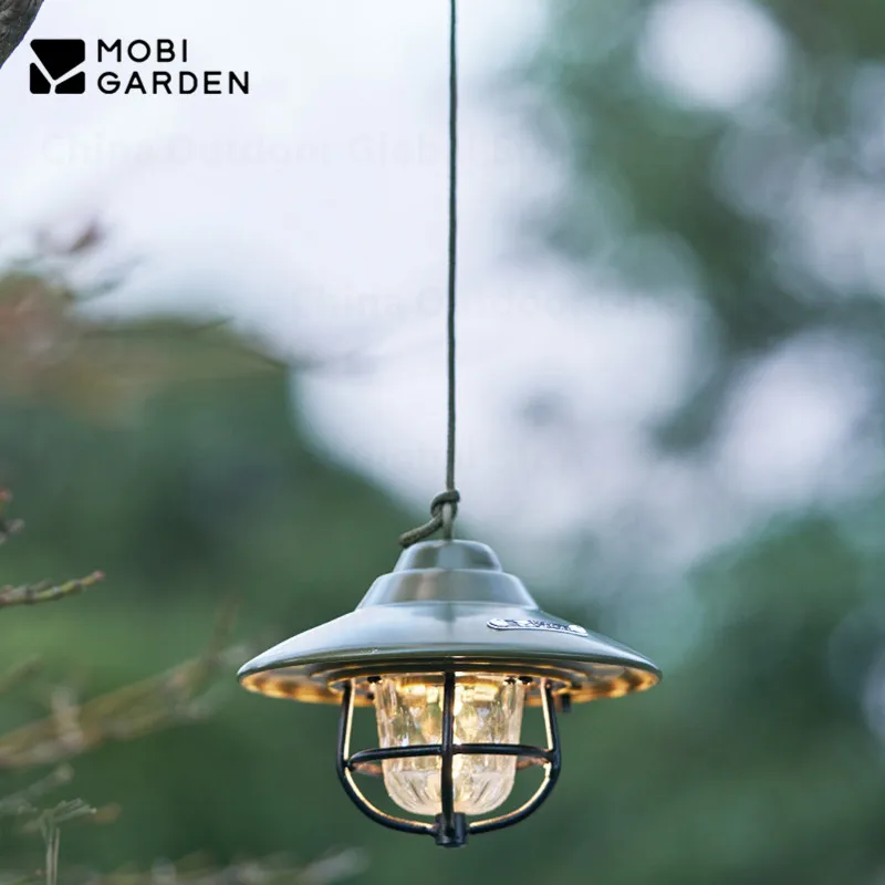 MOBI GARDEN Star Wish Ground Plug Camping Lamp 174g Ultralight Portable Light LED Waterproof Pendant Light Outdoor Accessories