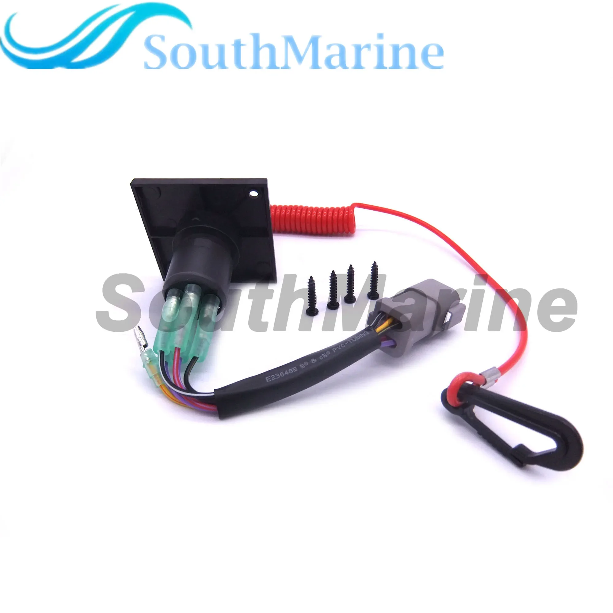 Outboard Motor 176408 0176408 Single Engine Ignition Starter Cut Off Switch With Keys for Johnson BRP Evinrude