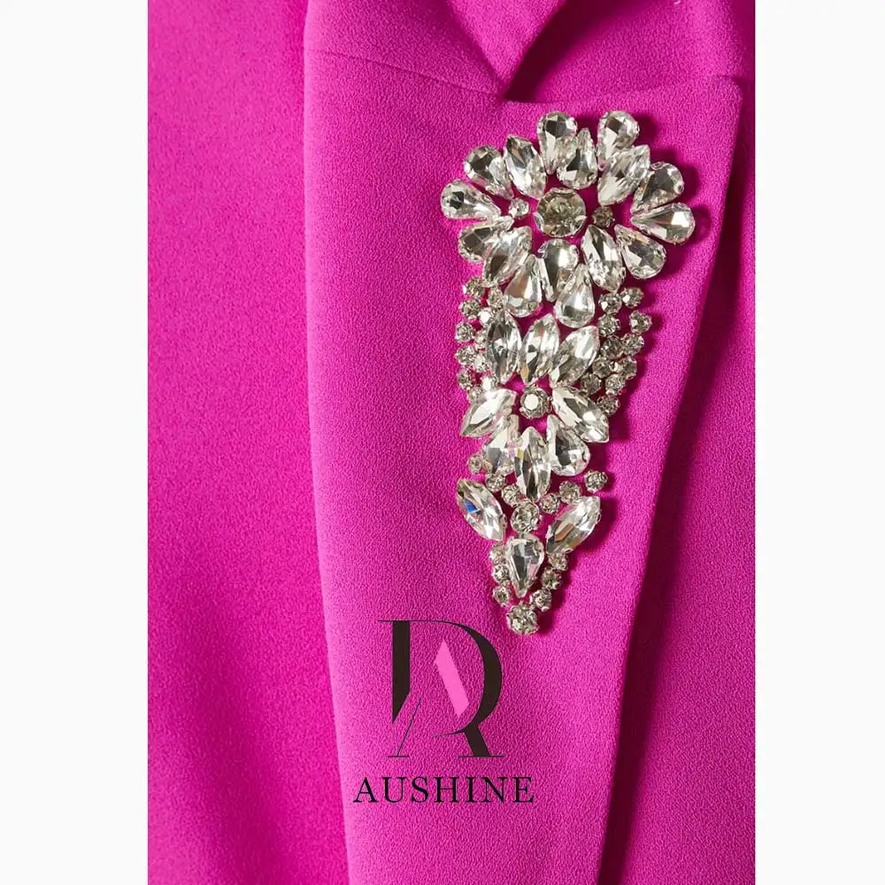 Aushine Customized Birthday Evening Dress Floor Length Full Sleeves Summer Elegant Wedding Party Gowns For Women Arab 2024Fu