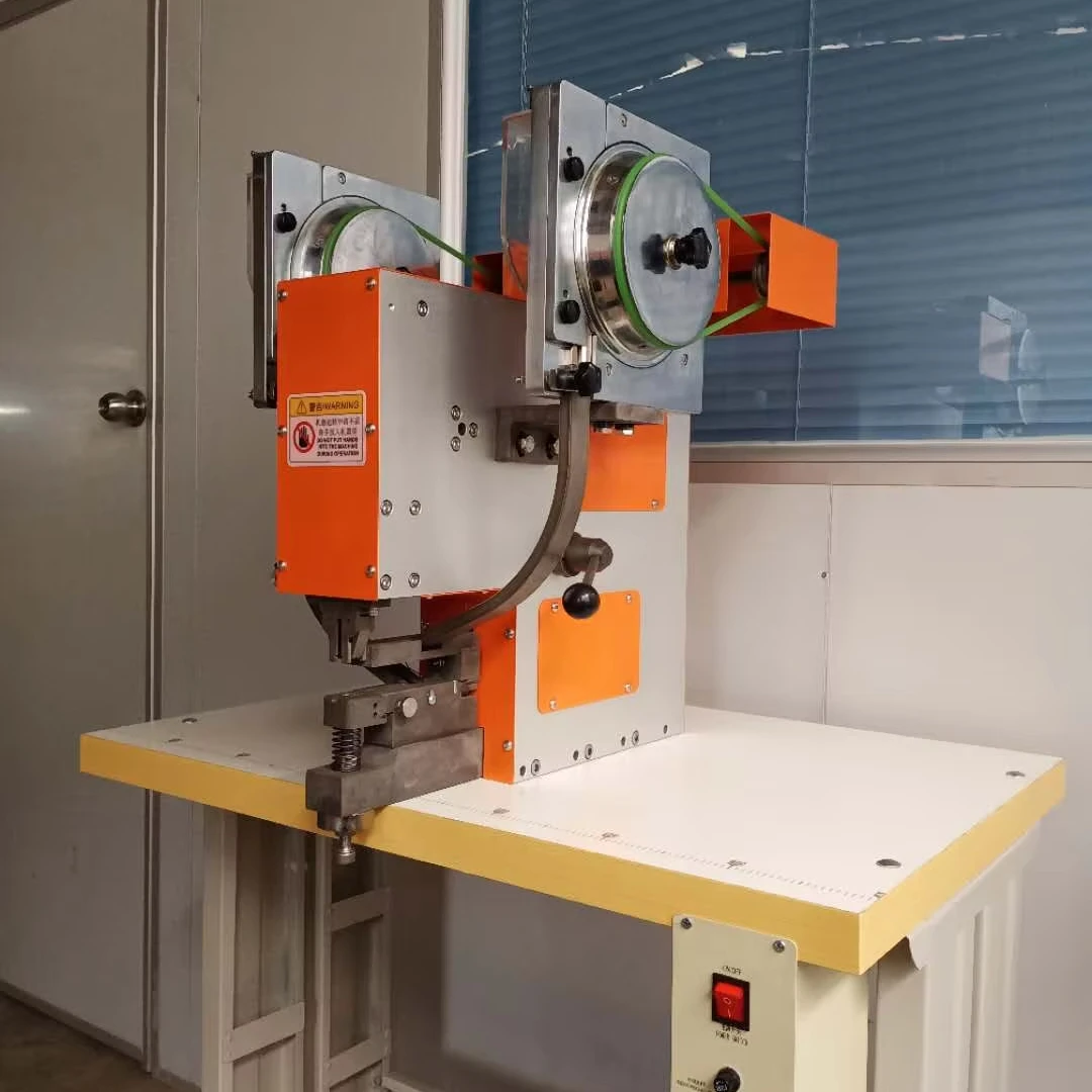 High-Speed Automatic Button Punching Machine for Garment Accessories Big Working Desk