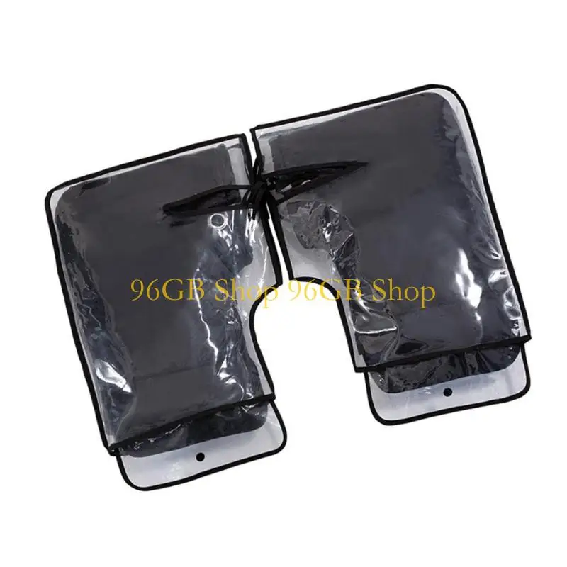 96GB Waterproof Motorcycle Handlebar Covers Thermal Windproof Riding Gear For Winter