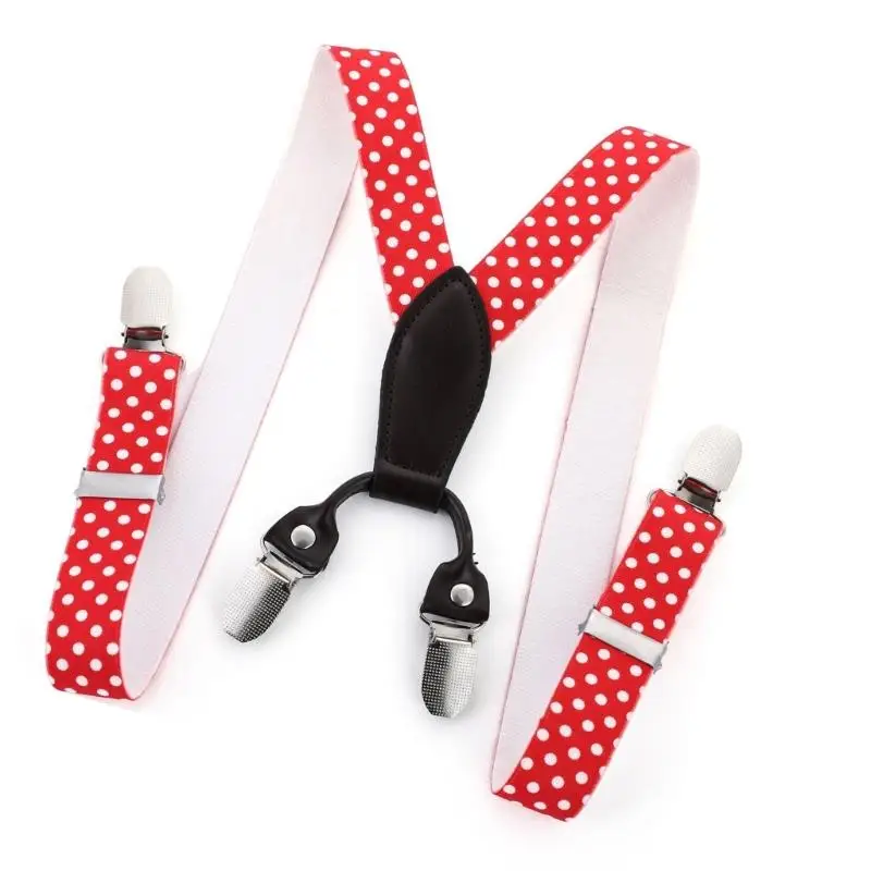 652F ファスナー弾性サスペンダー女性男性のシャツ滞在ベルト厚いサスペンダー子供のファッションアクセサリー