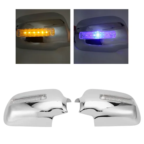 Imagen 2 del producto Cubierta de espejo retrovisor lateral de coche, carcasa embellecedora cromada para Honda RD4, RD9, CR-V, CRV, 2002-2006, 1 par