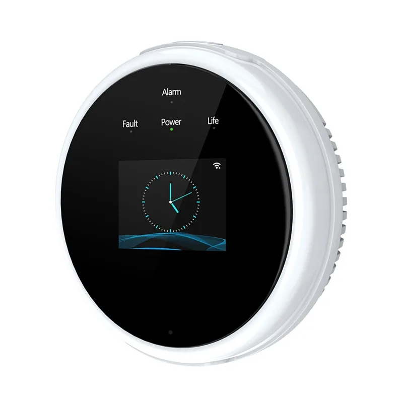 Intelligent Wifi Leak With Temperature Function Combustible Gas Detectors With Smart Life Information Push For Home Alarm System