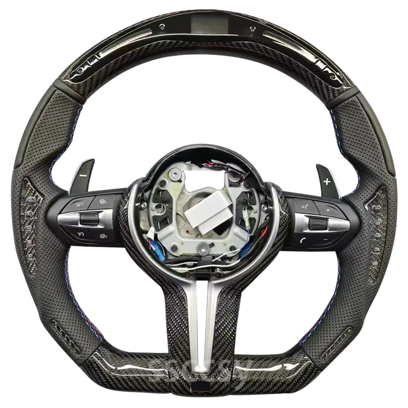 

Светодиодный руль из углеродного волокна для BMW F10 F20 F30 M3 M6 F36 F22 F11, модификация рулевого колеса автозапчастей