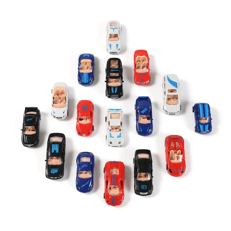 4D Car Model Limousines Deluxe Car Motorcycle Electric Vehicles Train Rally Plastic Assemble Puzzle Assembly Toy for Collection